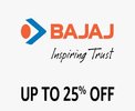 Upto 25% off on Bajaj Appliances