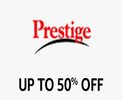 Upto 50% off on Prestige products