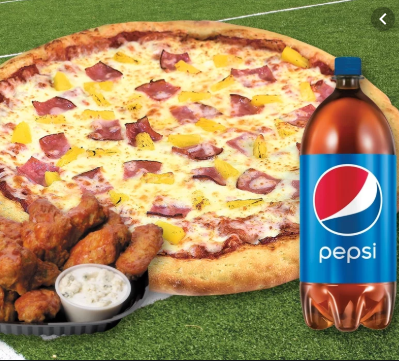 Classic Combo Non Veg Offer - Regular Pepper BBQ Chicken Pizza & Pepsi at just Rs 199