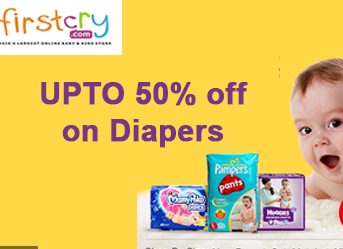 Upto 50% Off on Diapers