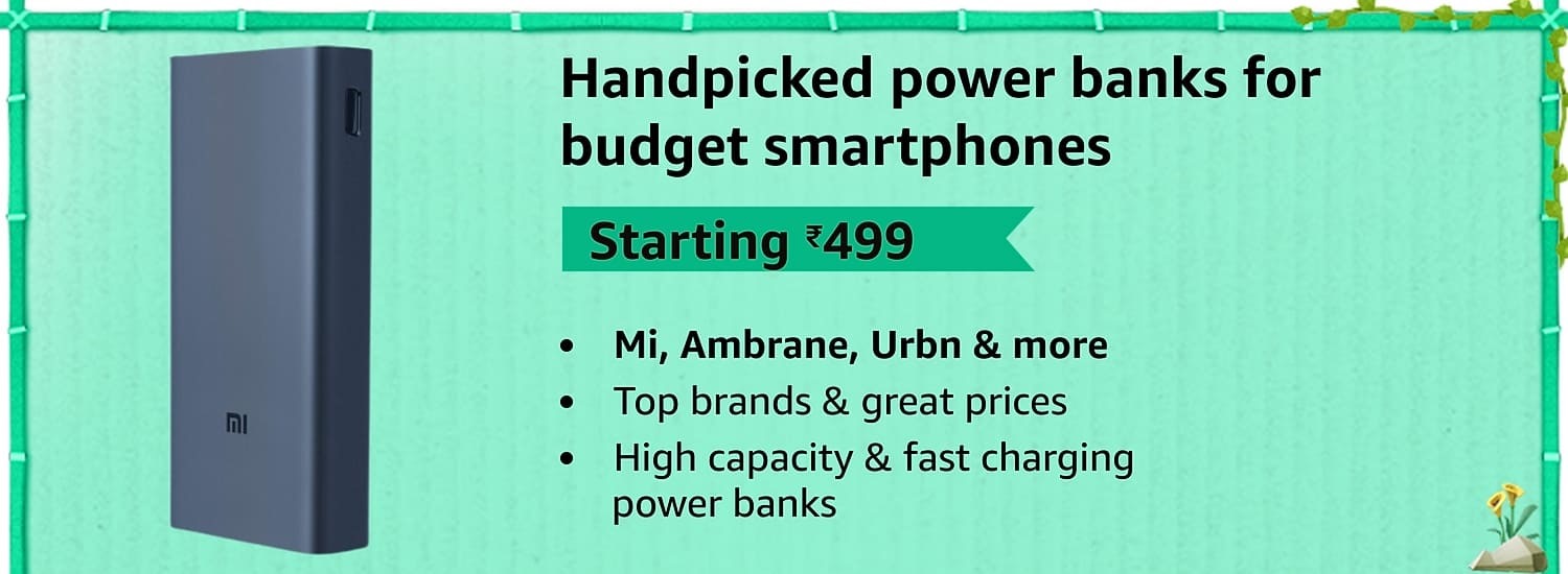 Power Bank Starting at Rs 499